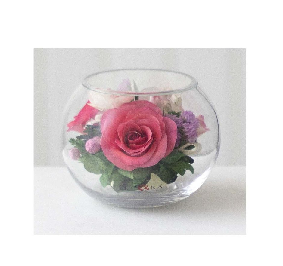 Розы в стекле Фиора