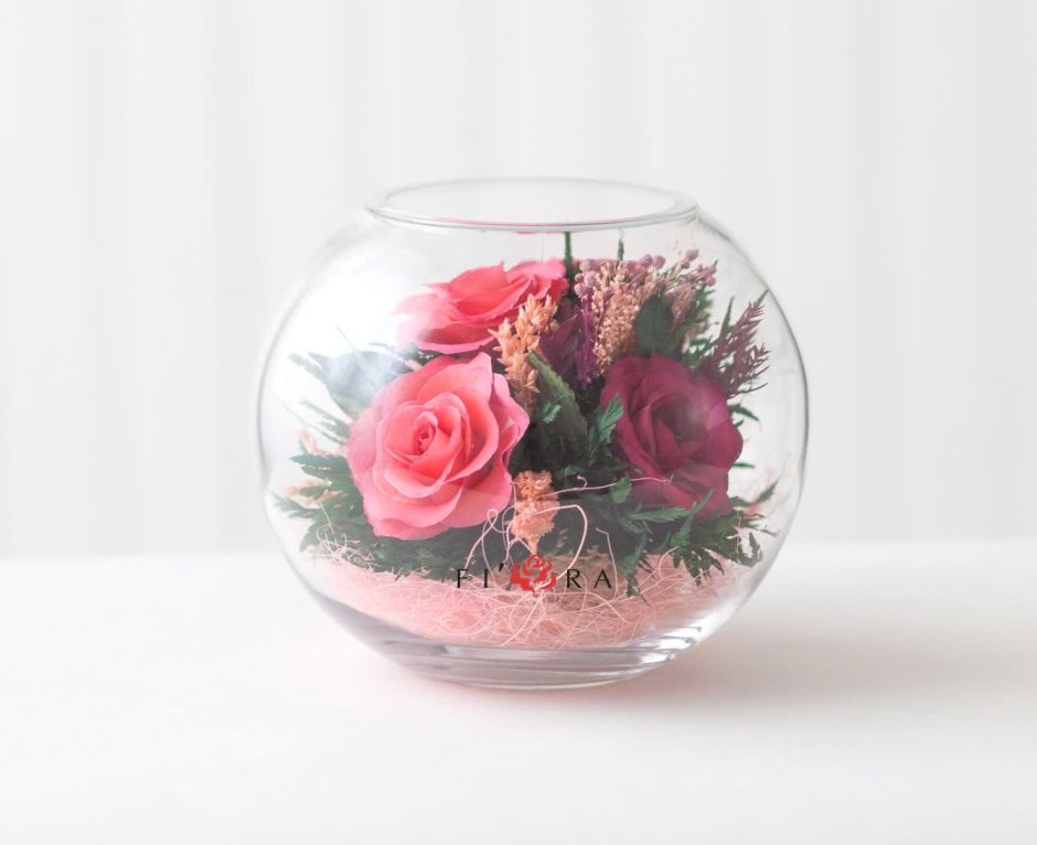 Композиция в круглой вазе