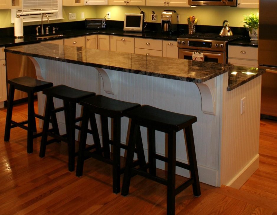 Кухня с барной стойкой проекты