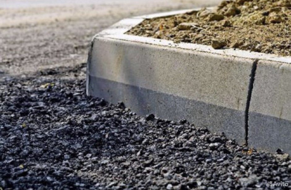 Укладка бордюра