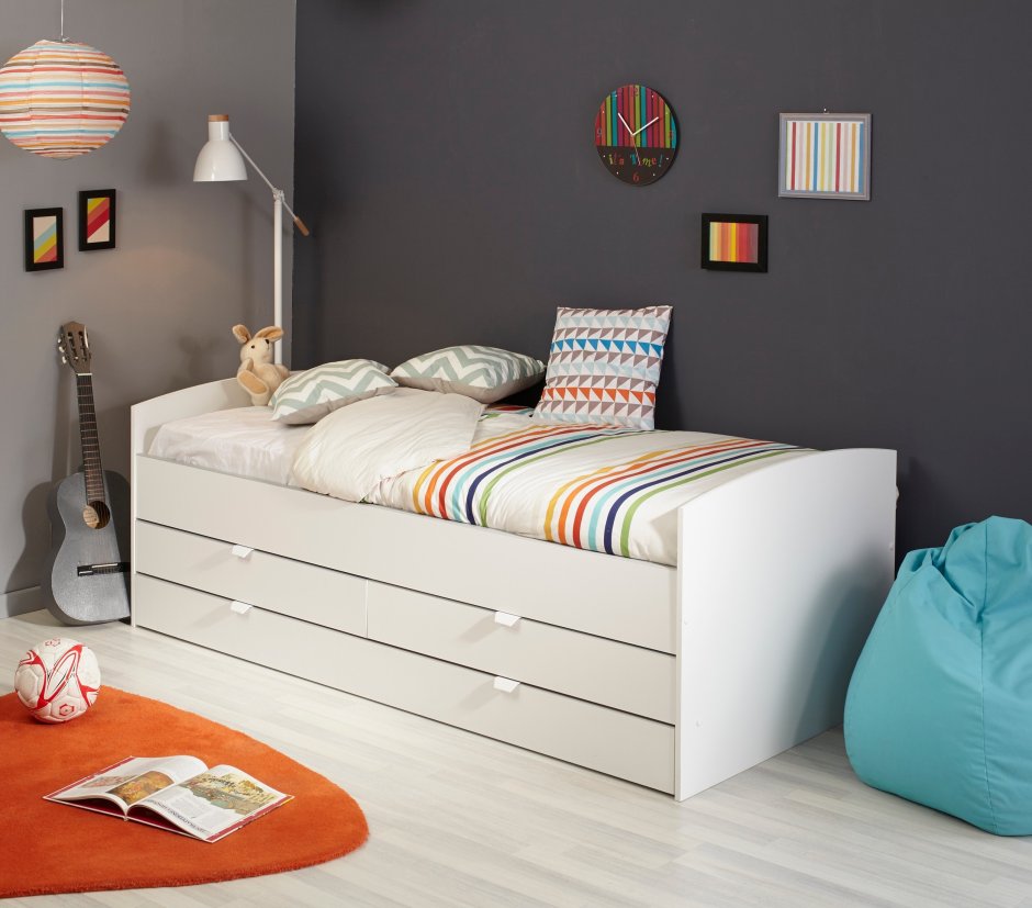 Кровать детская с ящиками