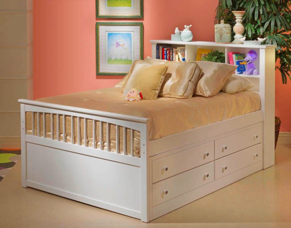 Кровать детская с ящиками