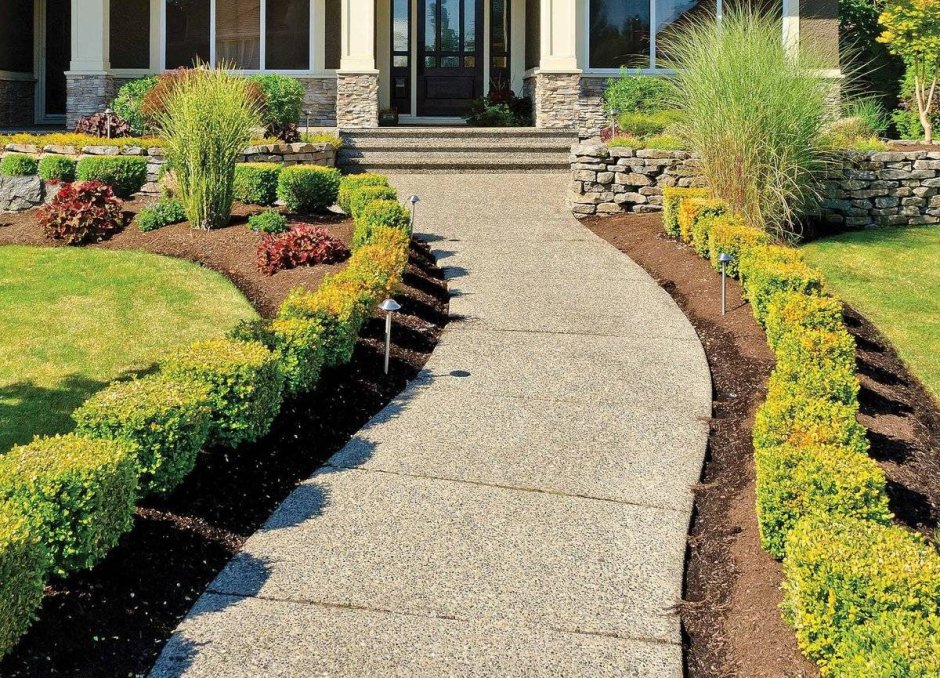 Бордюры для клумб из камня