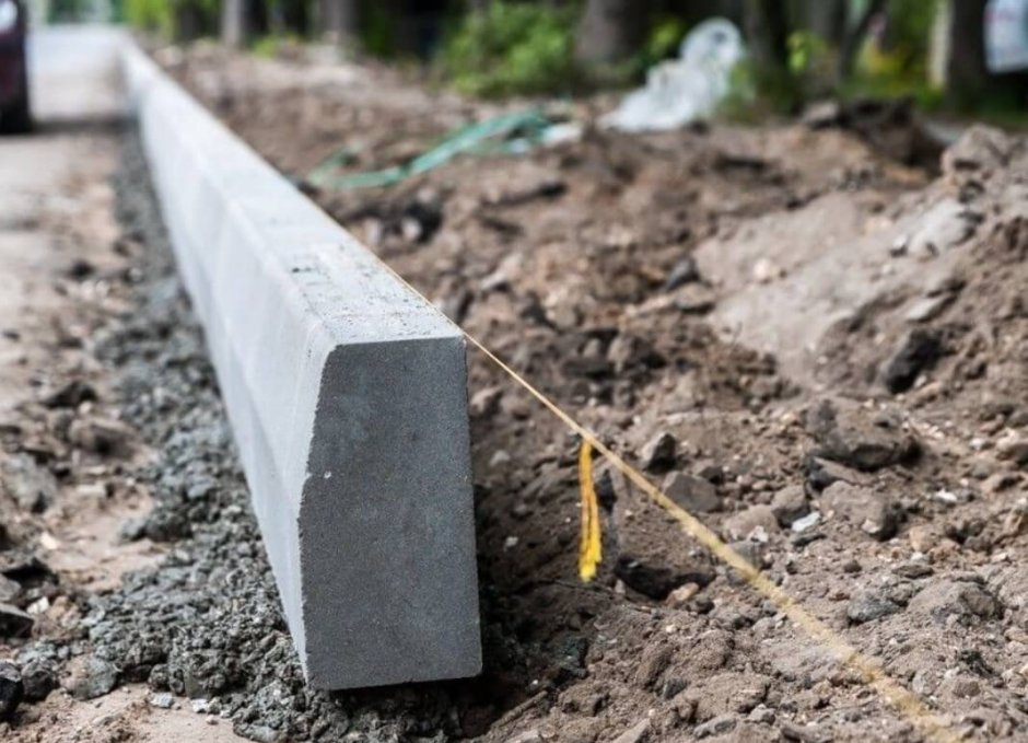 Ограждения для клумб из бетона