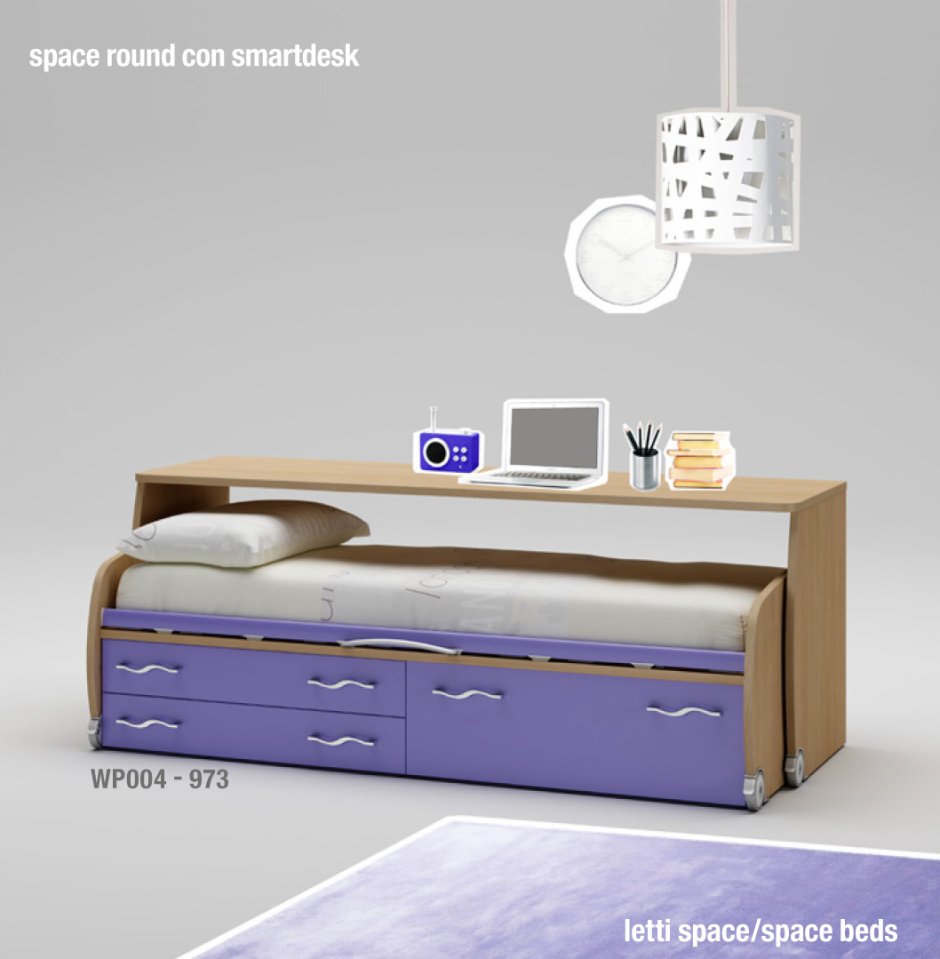 Кровать для подростков с ящиками