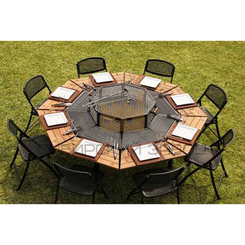 Стол-гриль 6-ти местный MGRILL (комфорт)