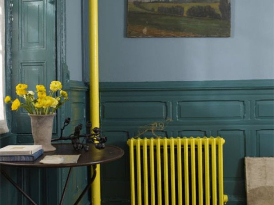 Декорирование труб отопления