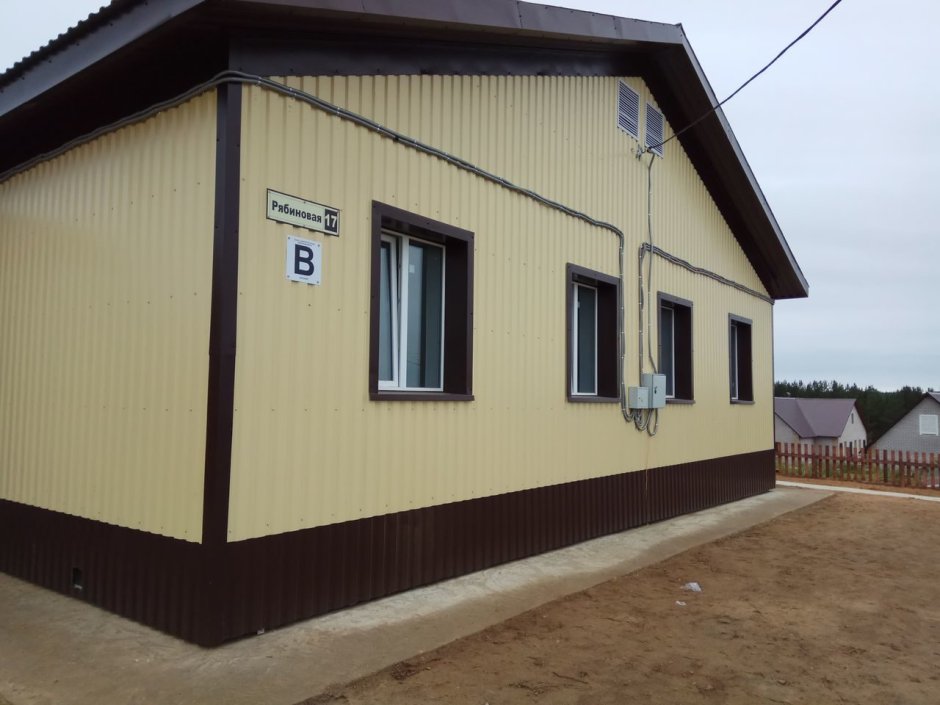 Отделка дома профлистом