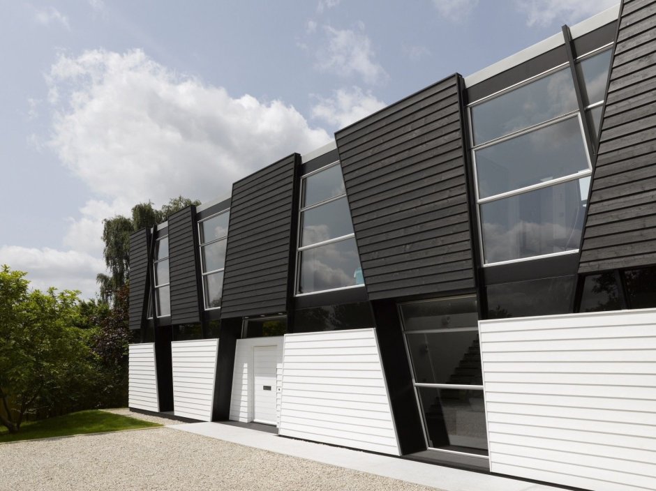 Фасад из профнастила