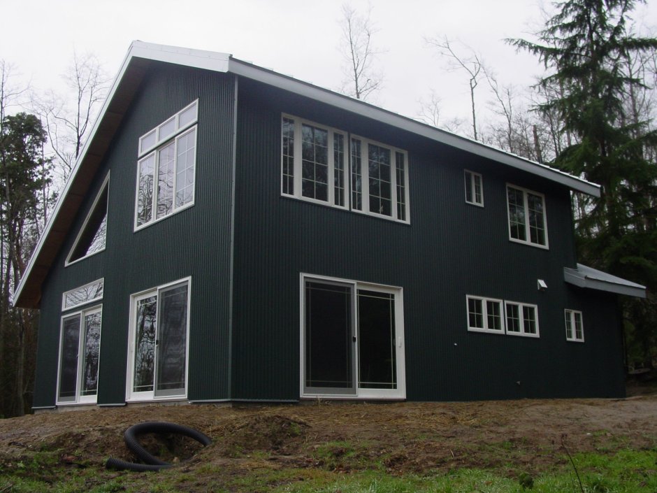 Фасад из профлиста