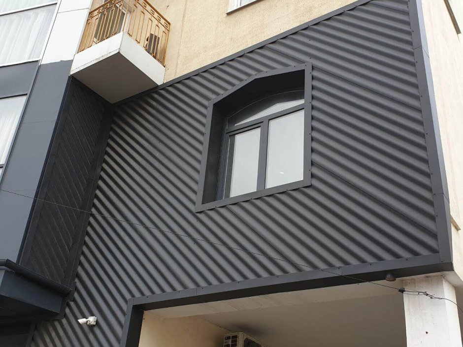 Фасад из профлиста