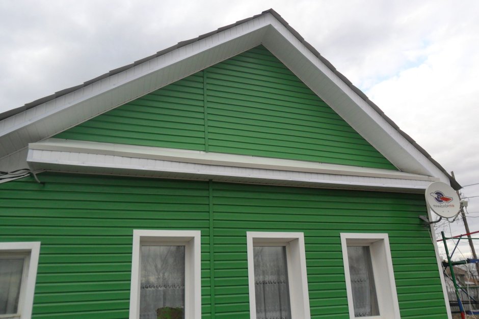 Зеленый сайдинг FINEBER