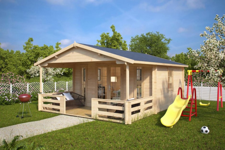 Гостевой домик с верандой