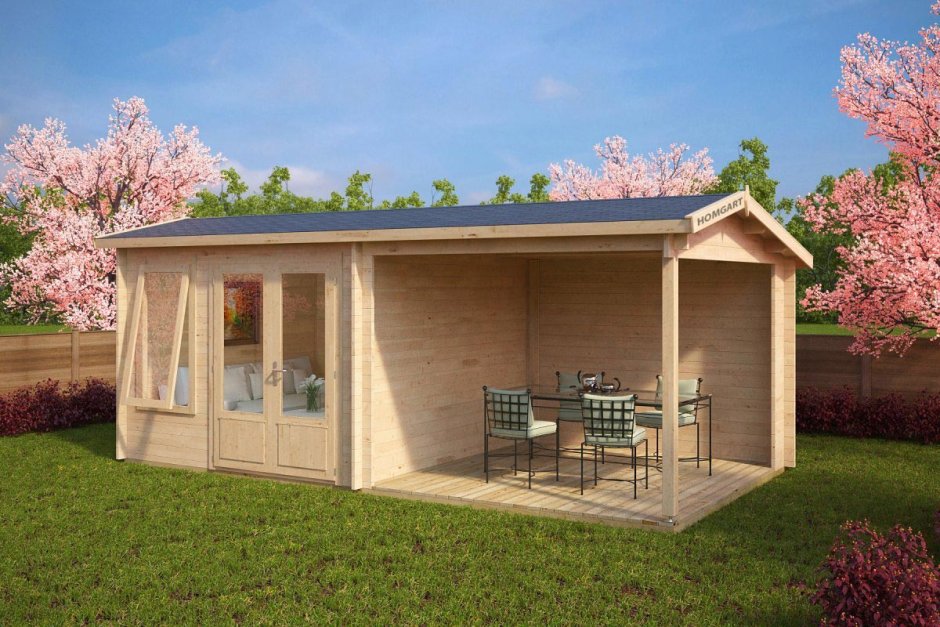 Тини Хаус с террасой