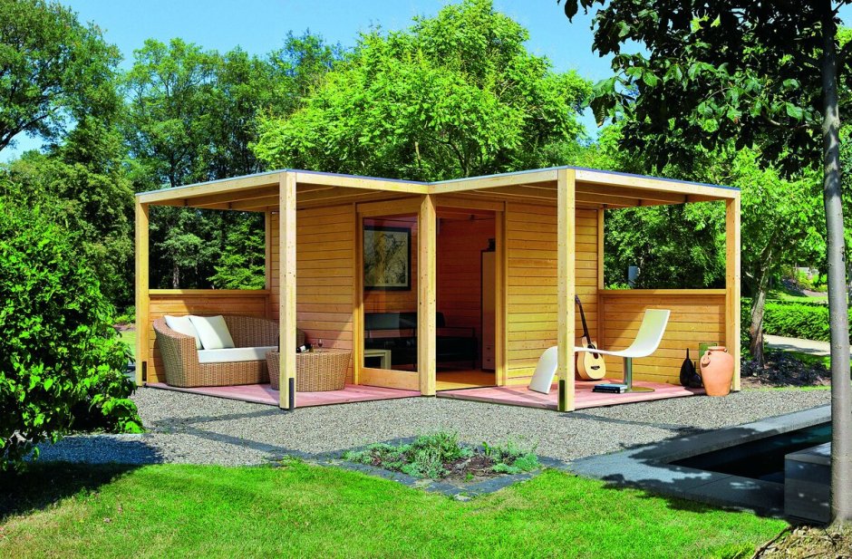 Тини Хаус с террасой