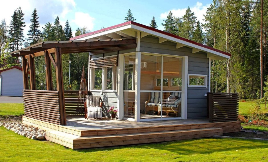 Тини Хаус с террасой проект