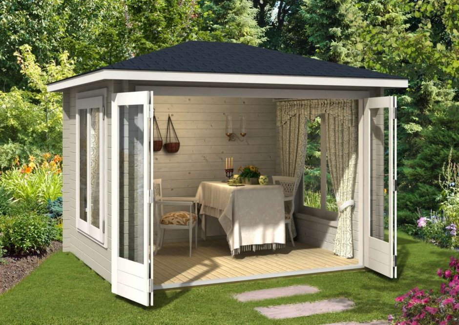 Беседка 3на5 односкатная