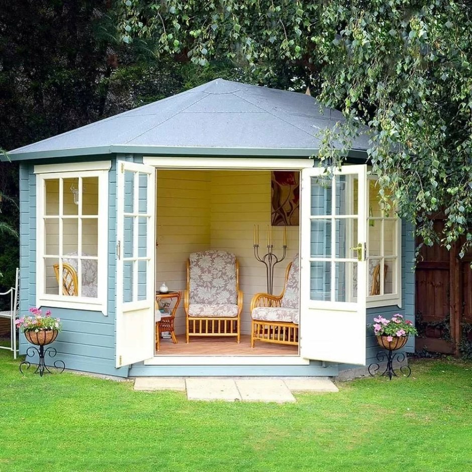 Открытая терраса пергола