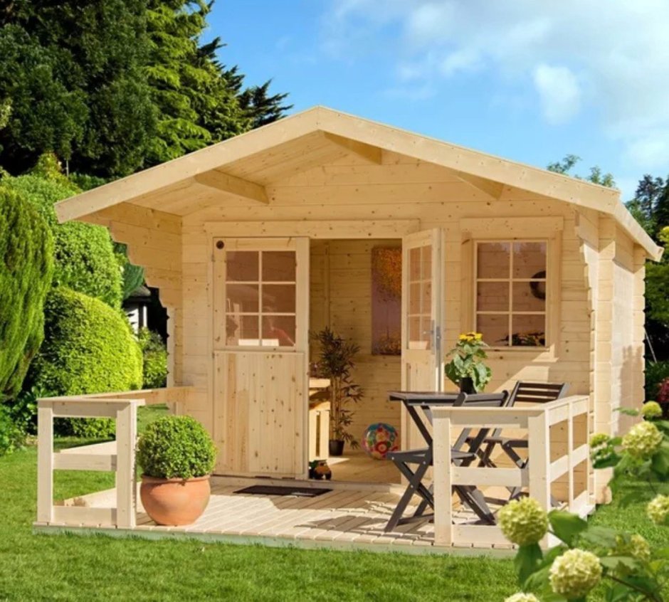 Садовые домики из минибруса