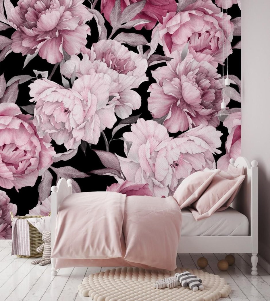 Афреско пионы