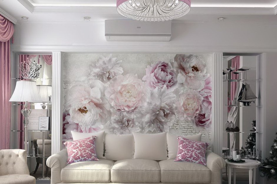 Фреска пионы афреско