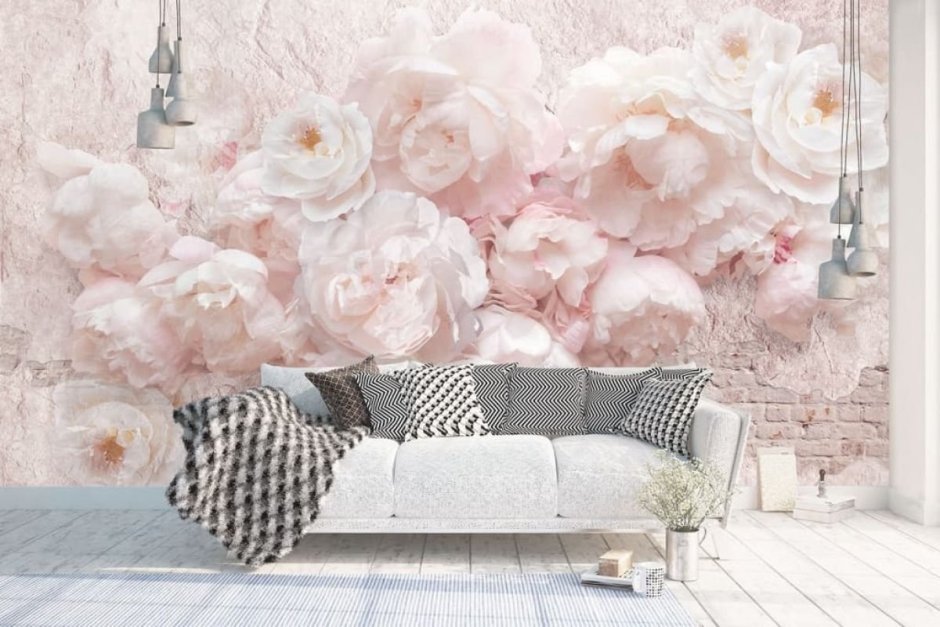 Афреско пионы