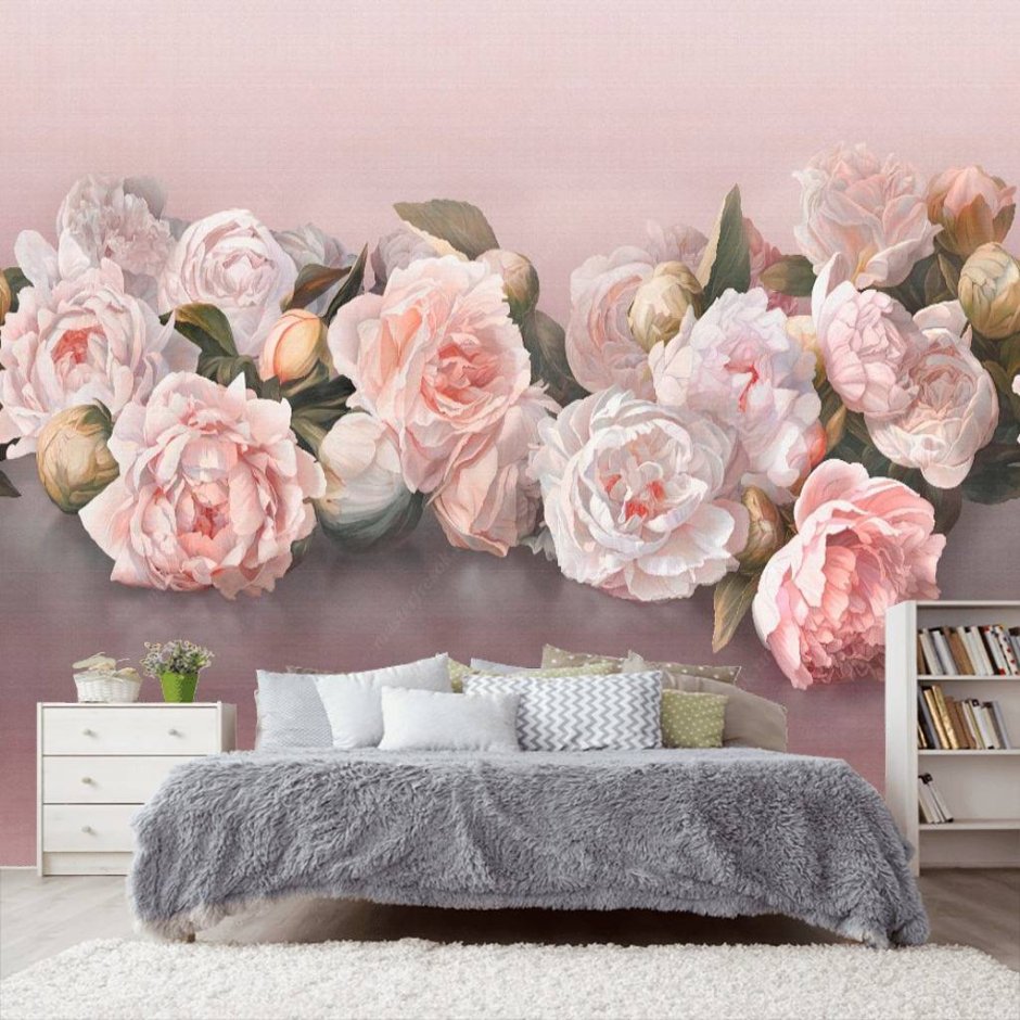 Фотообои пионы