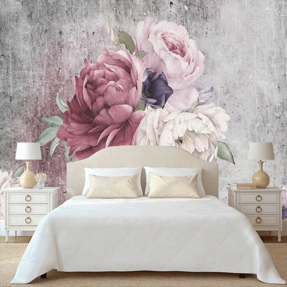 Афреско пионы