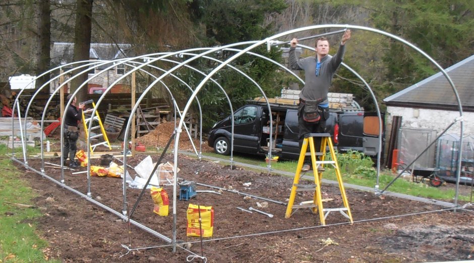 Теплица из полипропиленовых труб