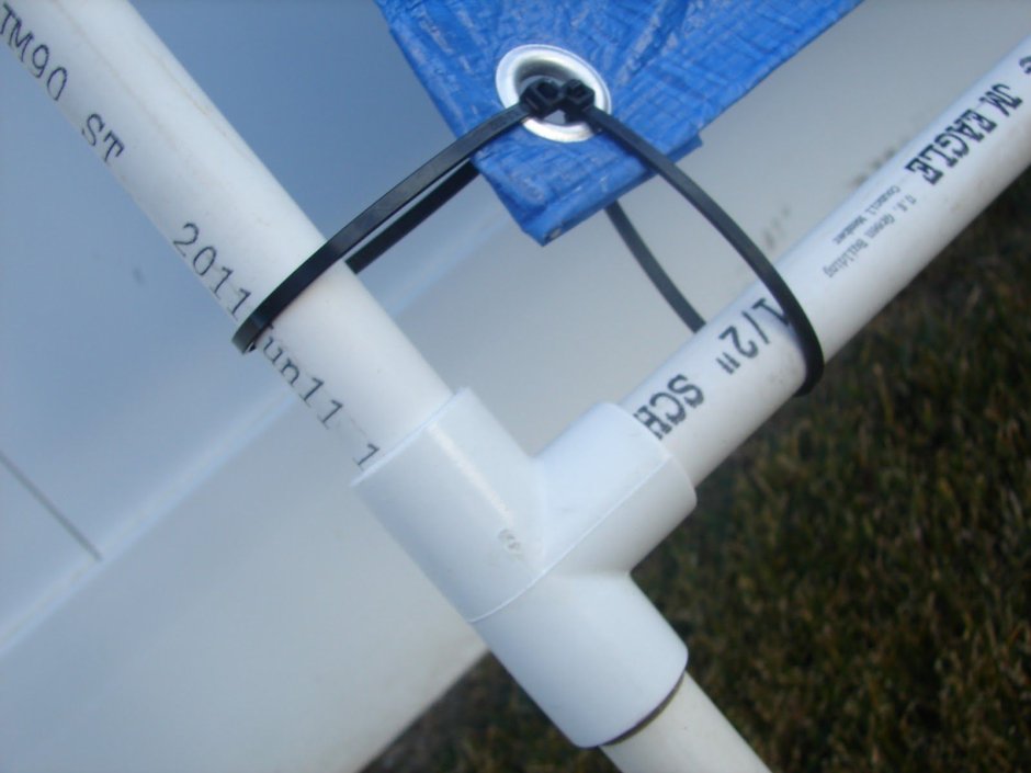 Шатер из полипропиленовых труб