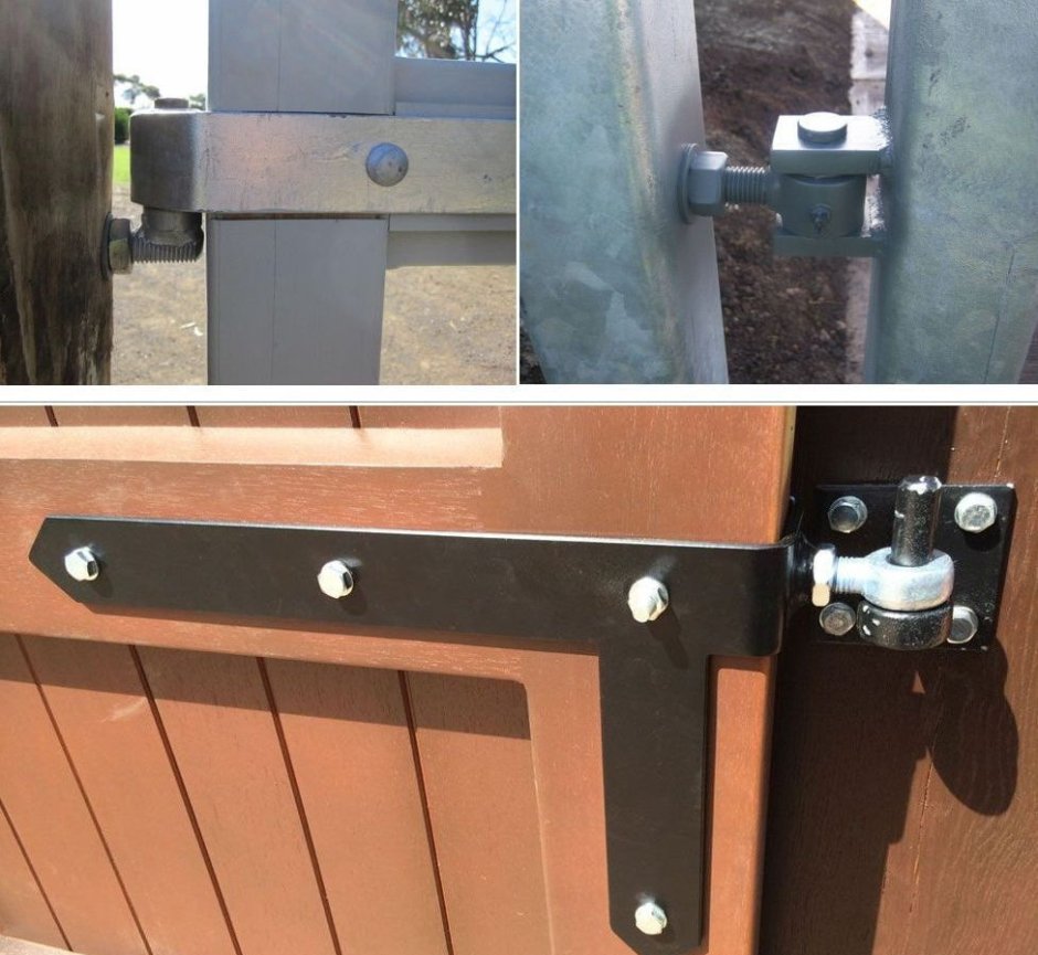 Петли для ворот распашных без сварки