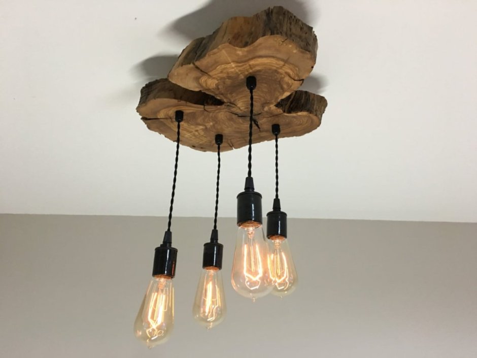 Светильник в рустикальном стиле