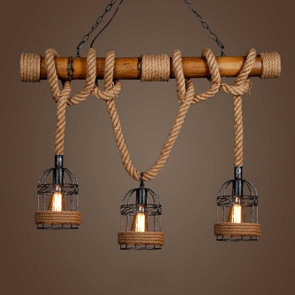 Люстра Retro Hemp Shade