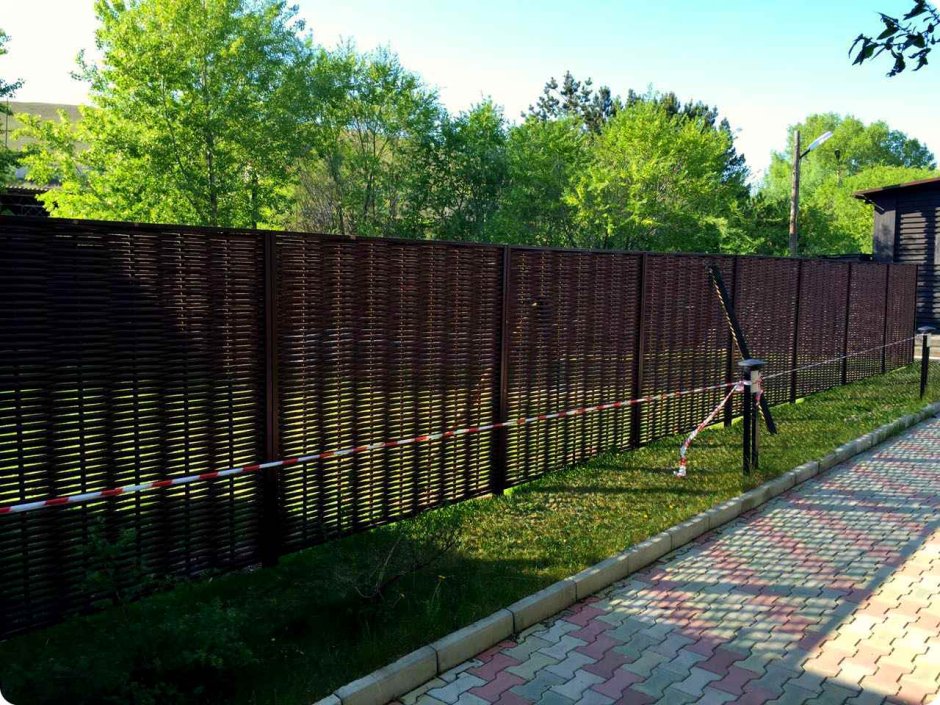 Оригинальный забор