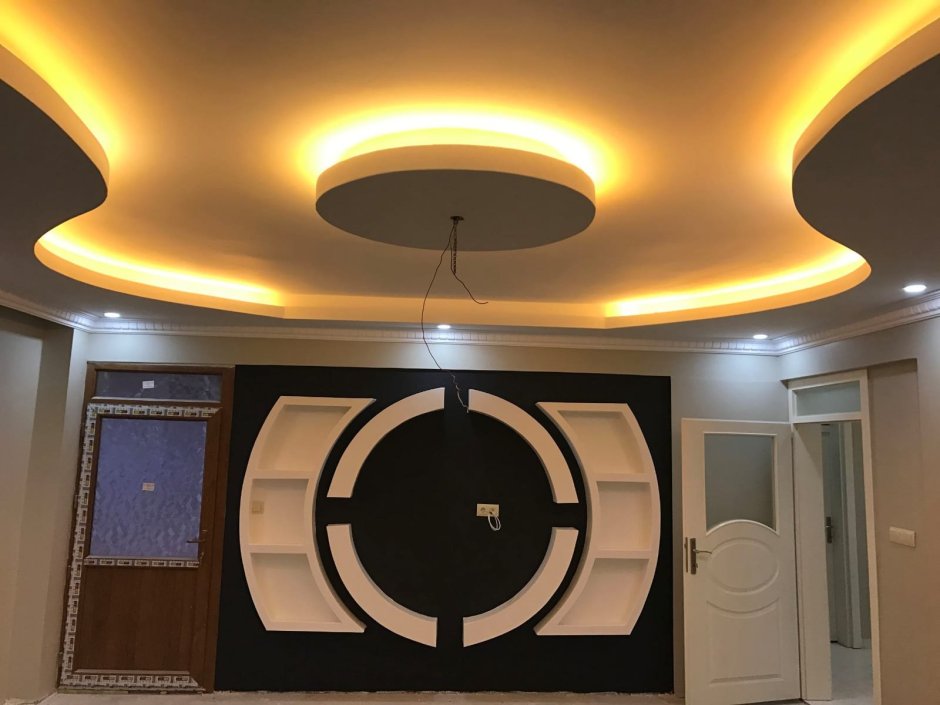 Потолок гипсокартон коридор