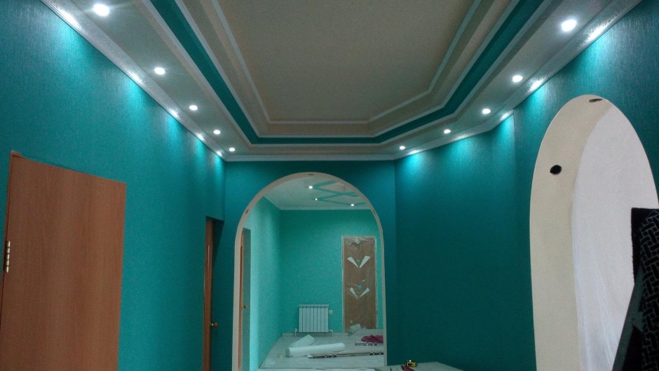 Потолок гипсокартон фигура