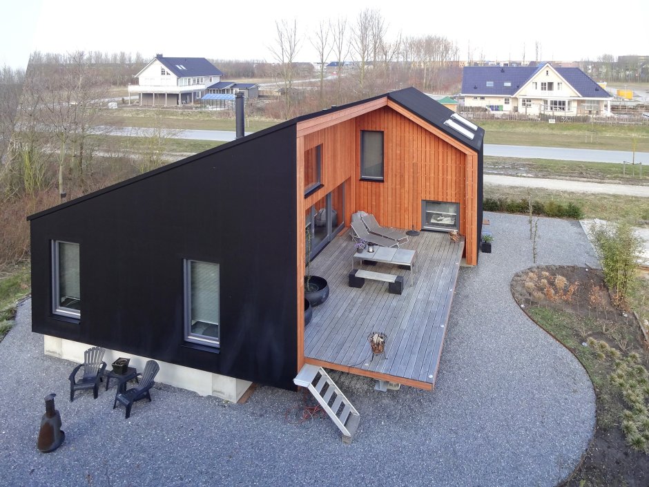 Скандинавские домики из контейнеров