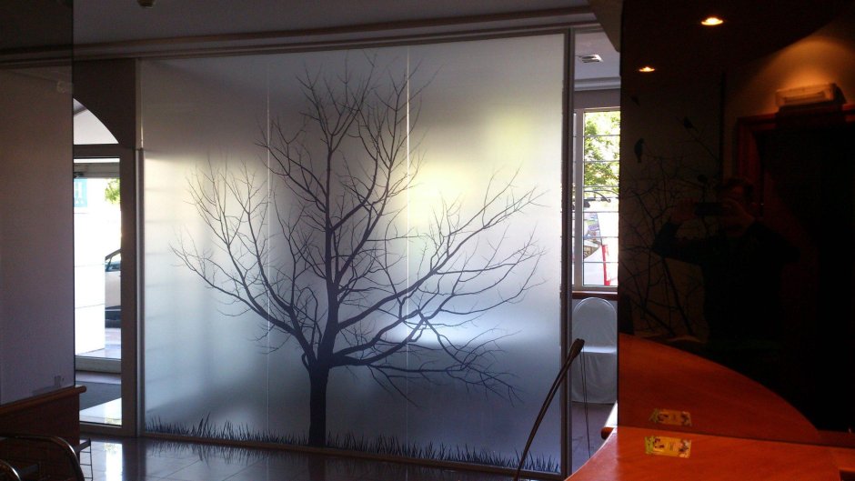 Аффреско пальмовые листья