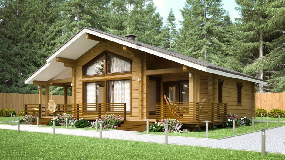 Шале из клееного бруса "Алпин"