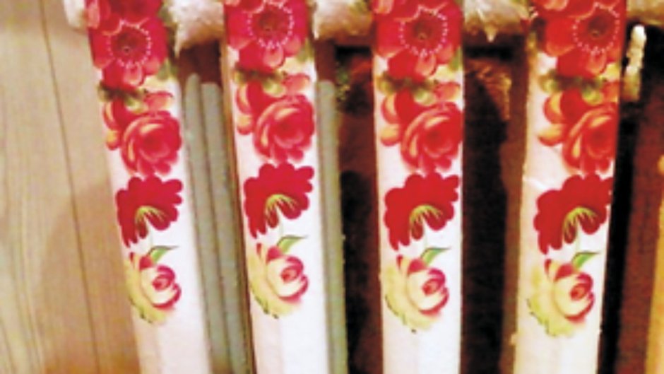 Декорирование чугунных батарей