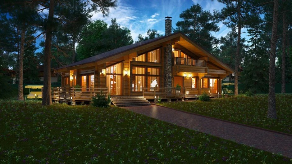 Финский дом Хонка одноэтажный