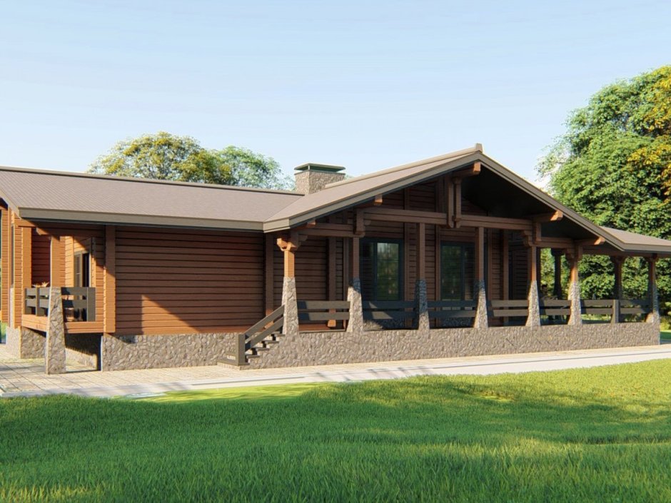 Каркасник Шале одноэтажные