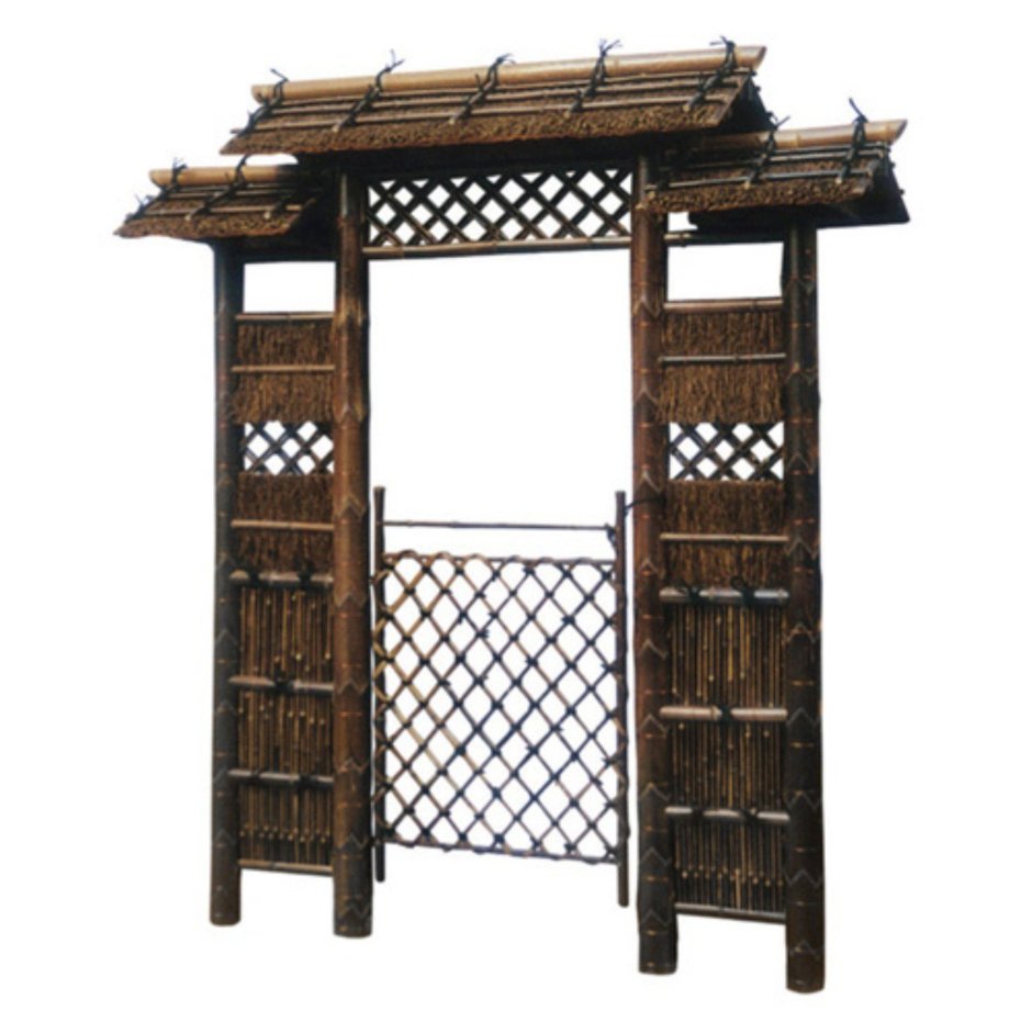 Японские арки в саду Японии японские сады