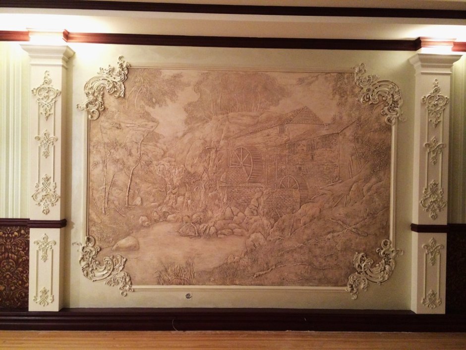 Позолоченная лепнина