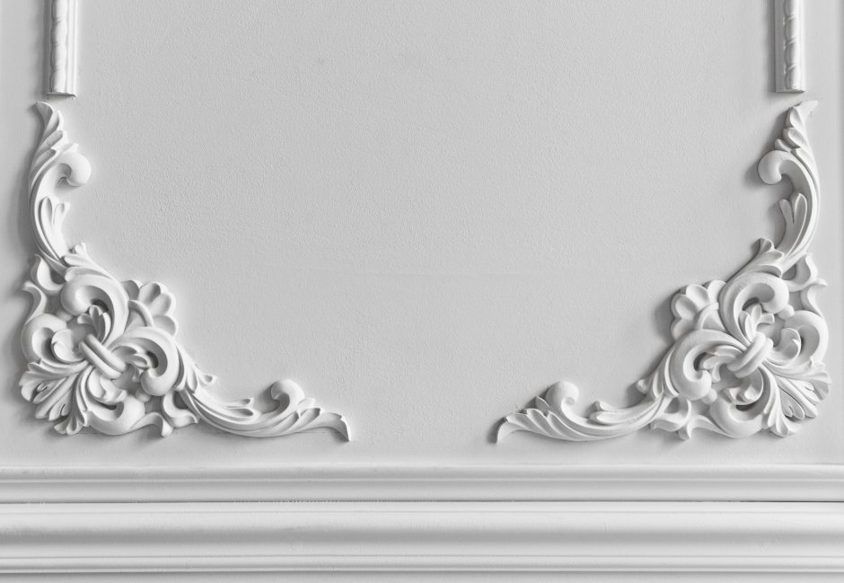 Гипсовая овальная рамка