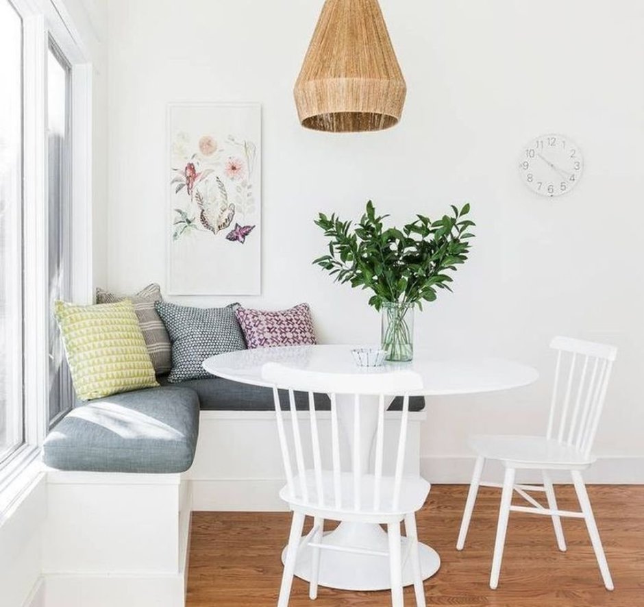 Обеденная зона в скандинавском стиле