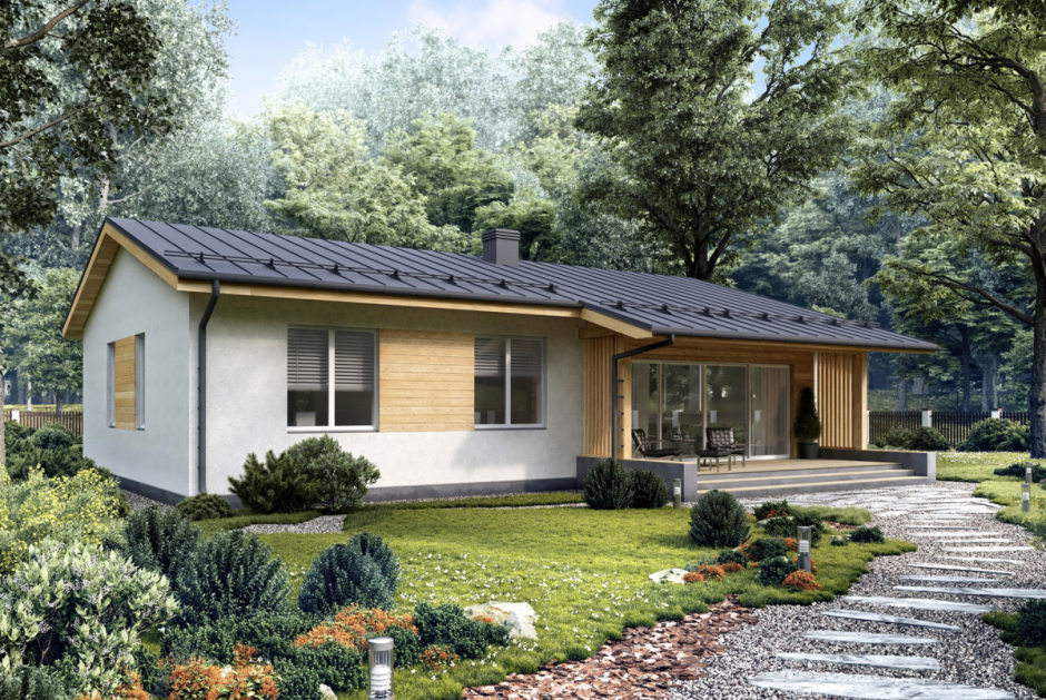 Коттеджи проекты z500