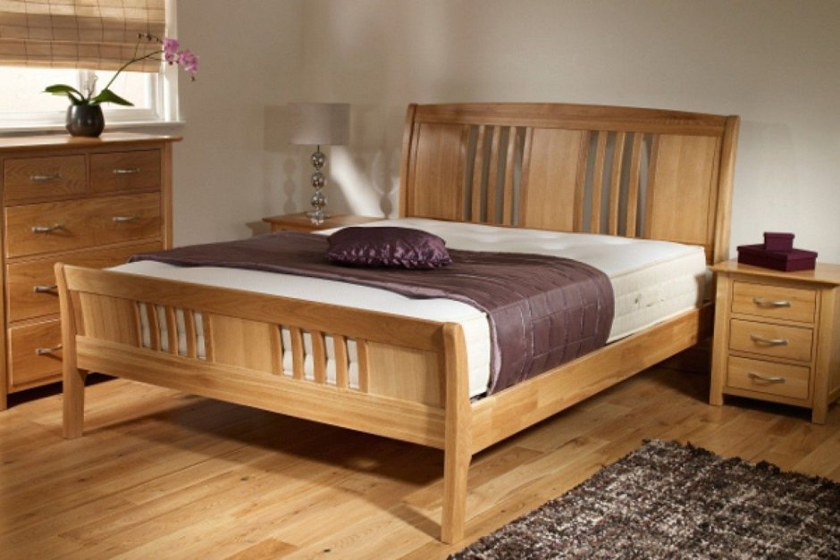 Bed ikea Wood Oak
