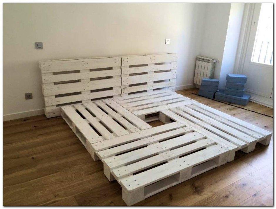 Основа для кровати из поддонов