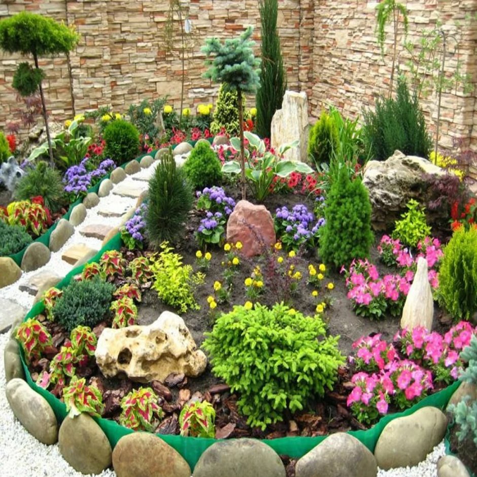 Розарий ландшафт Альпийская горка